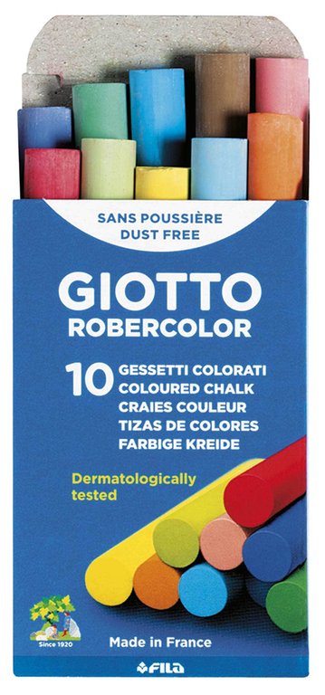 Caixa guixos de colors antipols 10 barres assortides