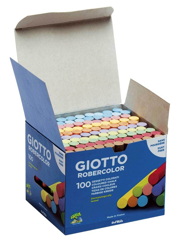 Caixa guixos de colors antipols 100 barres assortides