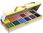 Caja para clase 300 ceras JOVICOLOR surtidas de colores