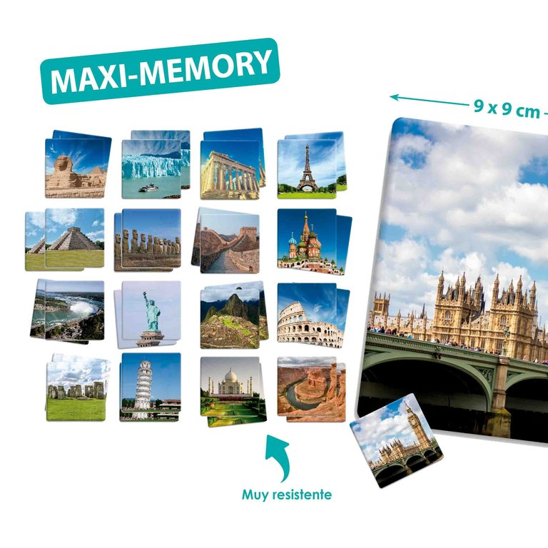 Maxi-memory lugares del mundo