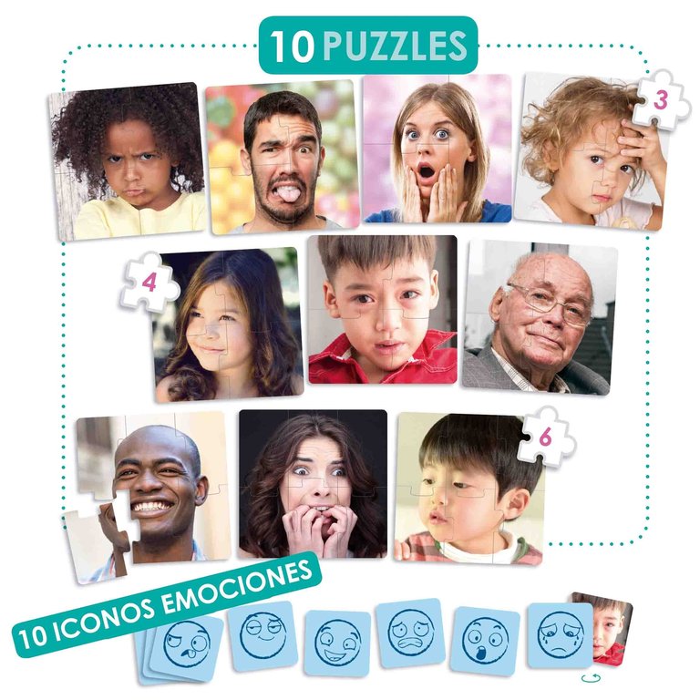 Set-puzle las 10 emociones