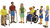 Figures discapacitats 6 uts