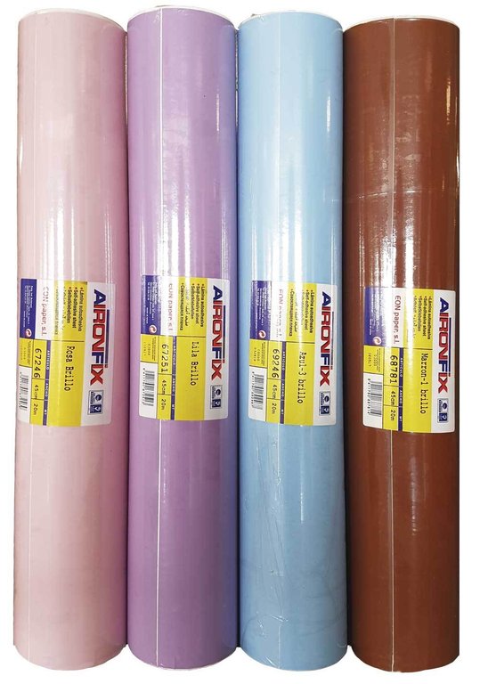 Rollo adhesivo AIRON-FIX de colores 20 m