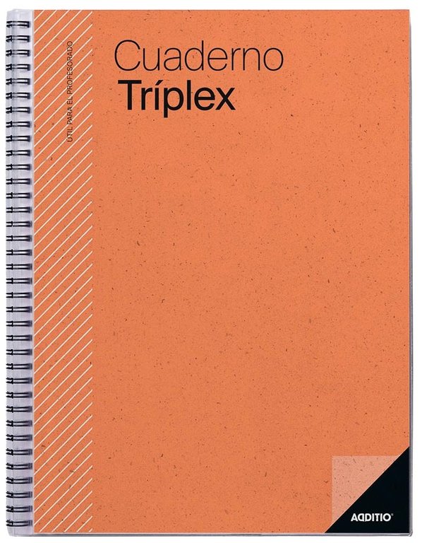 Cuaderno espiral tríplex ADDITIO