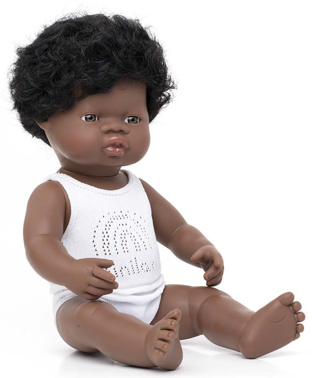 Baby africano niño 38 cm + ropa interior