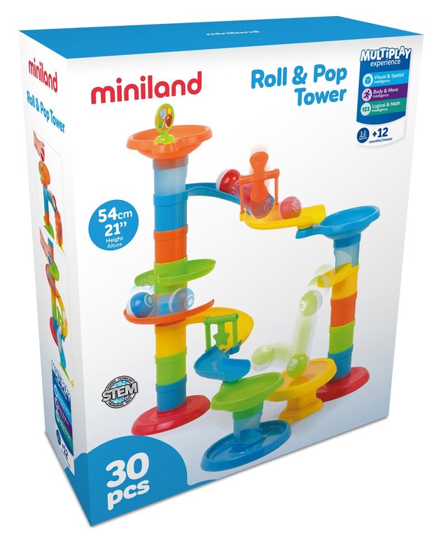 Roll and pop tower