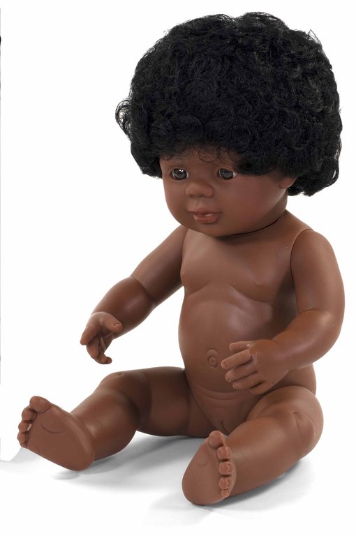 Baby afroamericà nena 38 cm